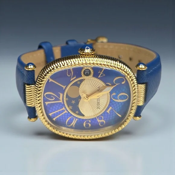 JUDITH RIPKA Magnificent Moon Phase Watch - Picture 1 of 6